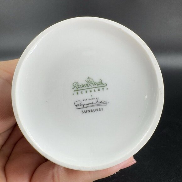 Rosenthal Sunburst Creamer Raymond Loewry Germany Porcelain MCM Porcelain VTG - Picture 5 of 11
